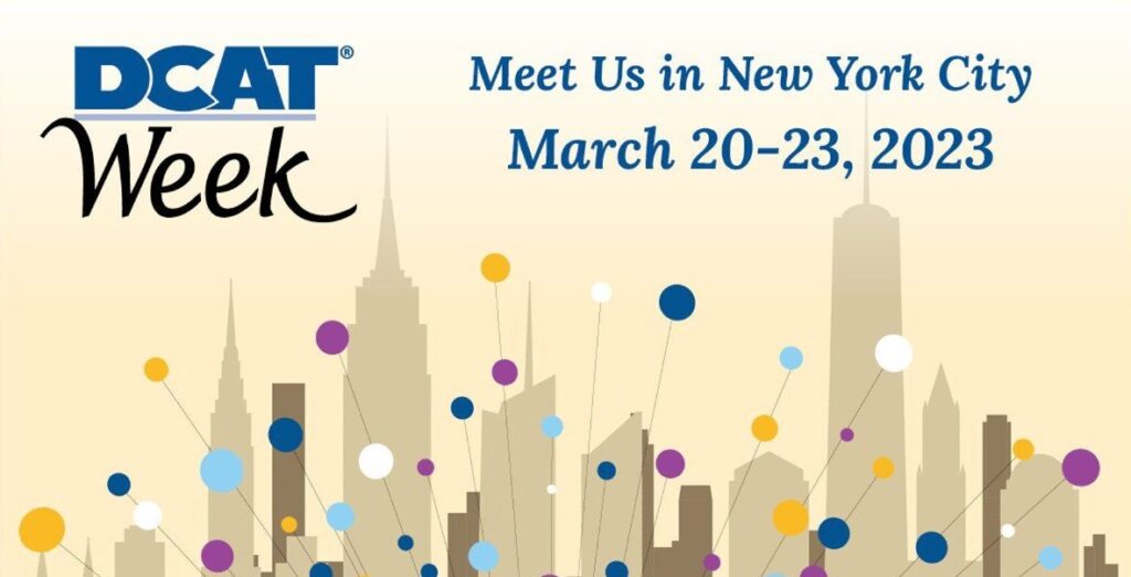 DCAT Week in New York from 20th to 24th of March. Archimica